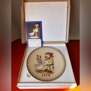 Goebel Hummel plate 1974